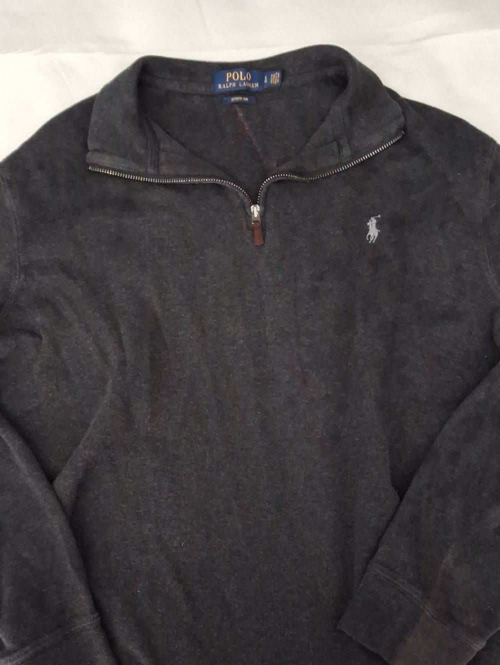 Polo Charcoal Quarter Zip